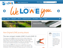 Tablet Screenshot of original-lowe.com